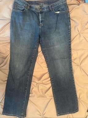 Lauren Ralph Lauren Straight-Leg Jeans in Medium Blue Wash